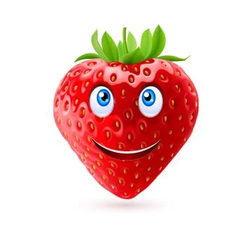 Cartoon Strawberry Stock Illustration