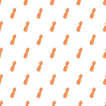 Cartoon strong flexed arm seamless pattern Stock Illustration