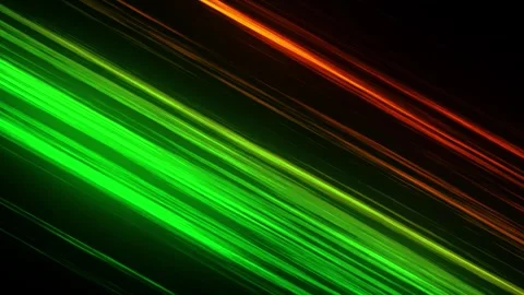 Cartoon style of Green Orange gradient speed tilted line running background Stock Footage 322897233