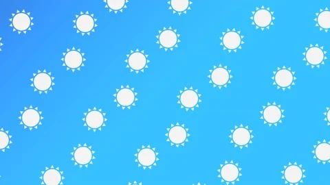Cartoon sun background Stock-Footage 171980759