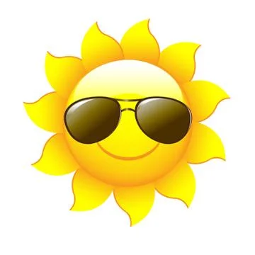 Cartoon sun Stock Illustration