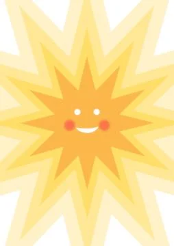 Cartoon Sun Stock Illustration