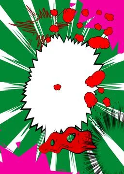 Cartoon Super Background, comic book abstract backdrop. Retro vector comics.. 스톡 일러스트