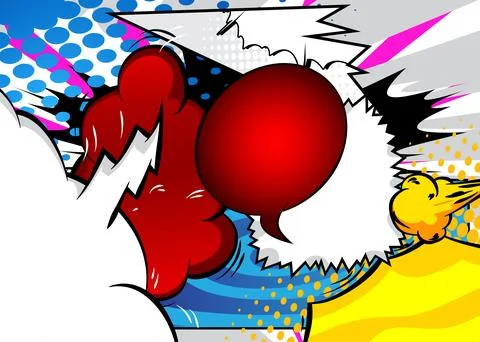 Cartoon super background, comic book backdrop. Retro vector comics pop art .. Stockillustratie