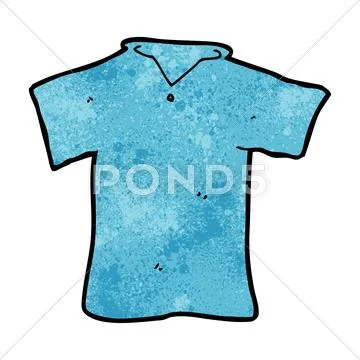 Cartoon t shirt Stock Illustration