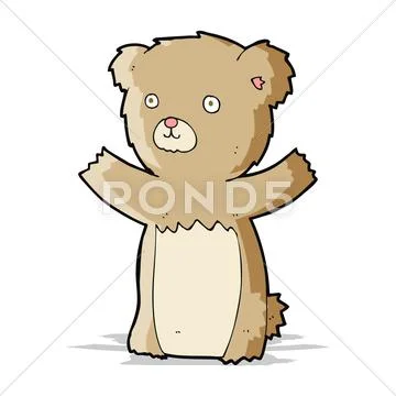 Cartoon teddy bear Stock Illustration