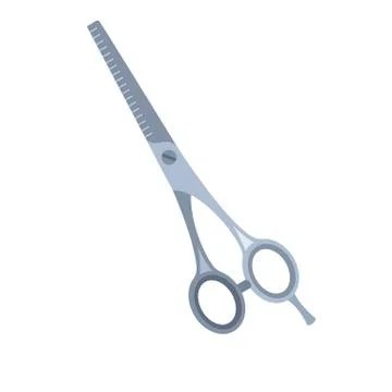 Cartoon thinning scissors Illustrazione stock