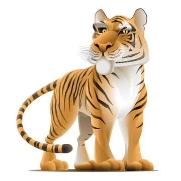 Cartoon Tiger Illustrazione stock