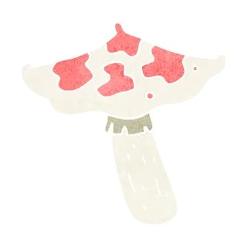 Cartoon toadstool Illustrazione stock