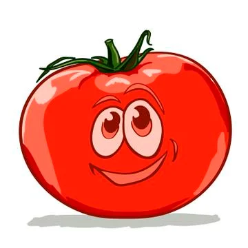 Cartoon tomato Stock Illustration