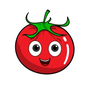 Cartoon Tomato Illustrazione stock