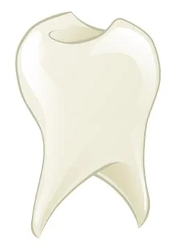 Cartoon tooth 스톡 일러스트