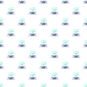 Cartoon tornado pattern repeating seamless weather background Stock Illustration