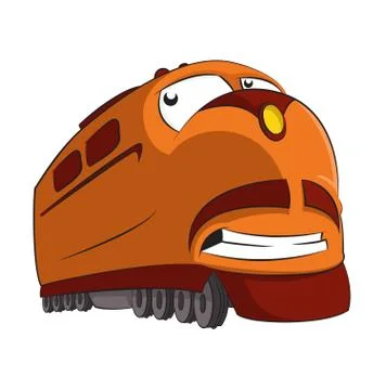 Cartoon Train Illustrazione stock