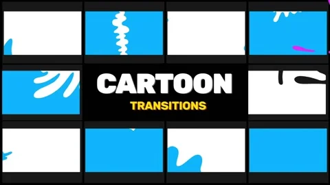 Cartoon Transition Stock After Effects