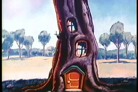 Cartoon of tree house Video stock 11346622