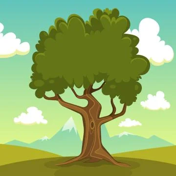 Cartoon Tree Stock Illustration