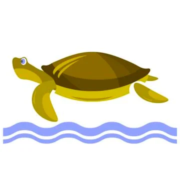Cartoon Turtle Icon Illustrazione stock
