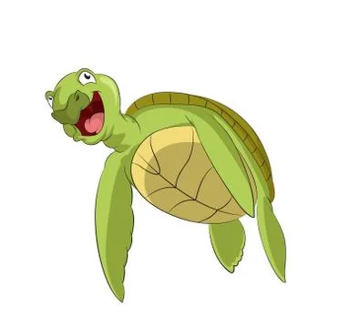 Cartoon turtle Stock Illustration