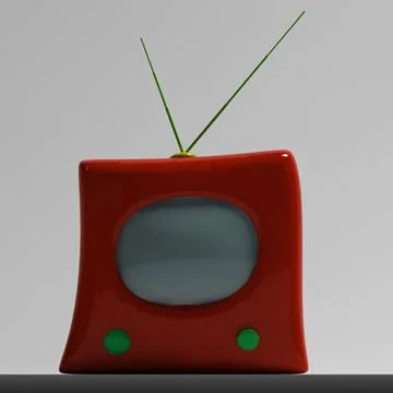 Cartoon Tv 3D Model