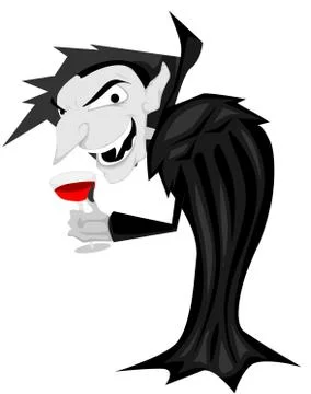 Cartoon vampire Stock Illustration