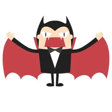 Cartoon vampire Stock Illustration