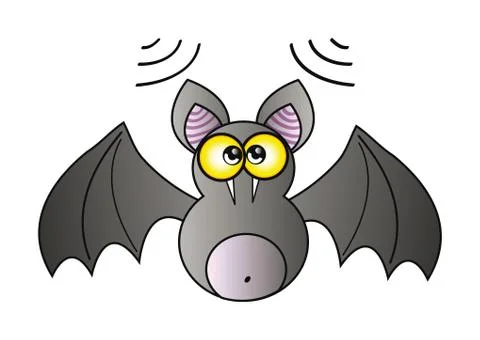 Cartoon vampire isolation over white Stock Illustration