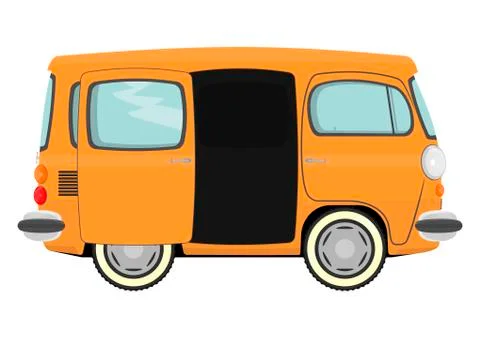 Cartoon van Stock Illustration