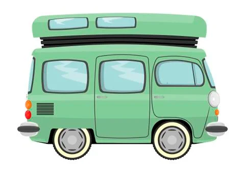 Cartoon van Stock Illustration