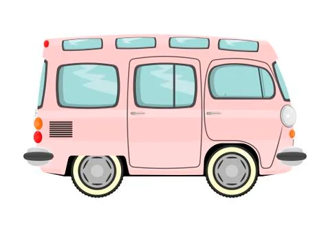 Cartoon van Stock Illustration