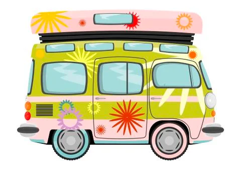 Cartoon van Stock Illustration