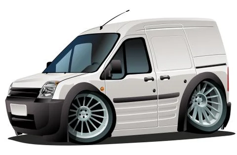 Cartoon van Stock Illustration