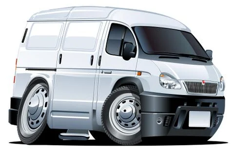 Cartoon van Stock Illustration