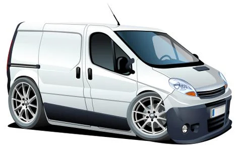 Cartoon van Stock Illustration