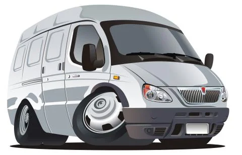 Cartoon van Stock Illustration