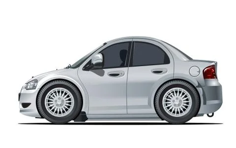 Cartoon vector car Stock Illustration