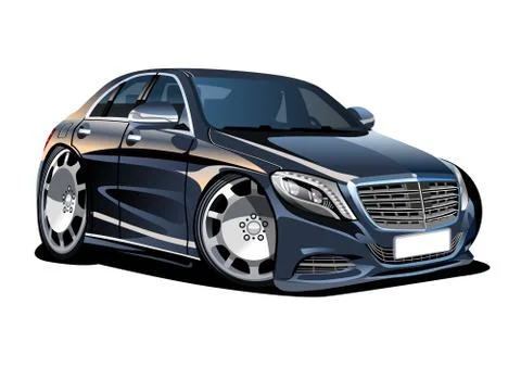 Cartoon vector car Stock Illustration