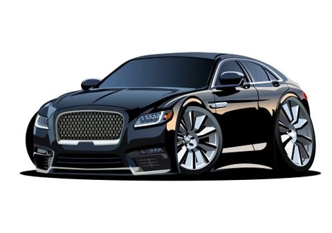 Cartoon vector car Stock Illustration