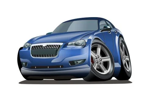 Cartoon vector car Stock Illustration