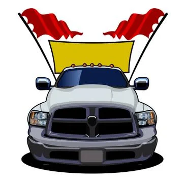 Cartoon vector car Stock Illustration