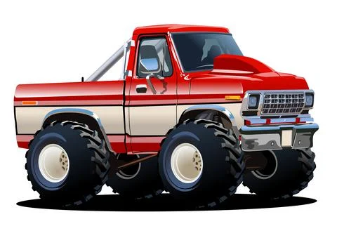 Cartoon vector car Stock Illustration