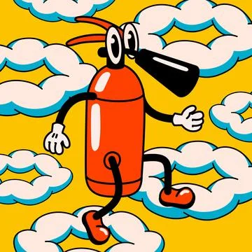 Cartoon vector funny Comic cards. Crazy cartoons Abstract vector collection 스톡 일러스트