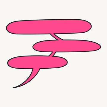 Cartoon vector funny cute Comic characters, speech bubble. 스톡 일러스트