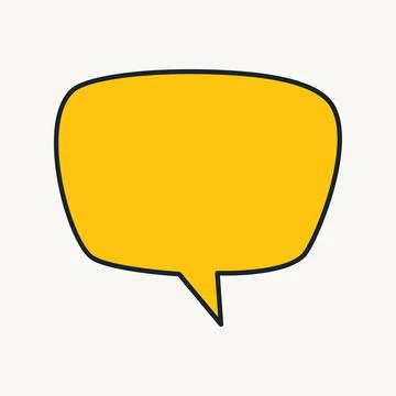 Cartoon vector funny cute Comic characters, speach bubble. Stock Illustration