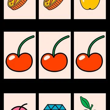 Cartoon vector funny cute Comic characters, dice. Stock Illustration