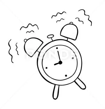 Vector Illustration Of Alarm Clock Ringing Its Morning - Vintage Time Icon  Clipart (#3689080) - PikPng