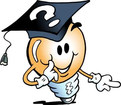 Cartoon Vector illustration of an Clever Idea Bulb Stock Illustration