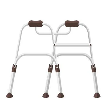 Cartoon vector illustration isolated object walking aid walk support Stock Illustration