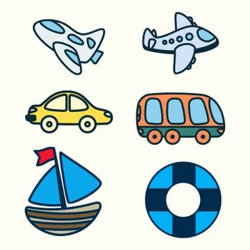 Cartoon Vector Transportation Stock-Illustration