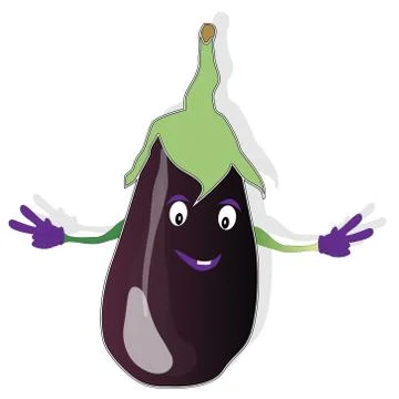 Cartoon vegetable vector image isolated Stock Illustration